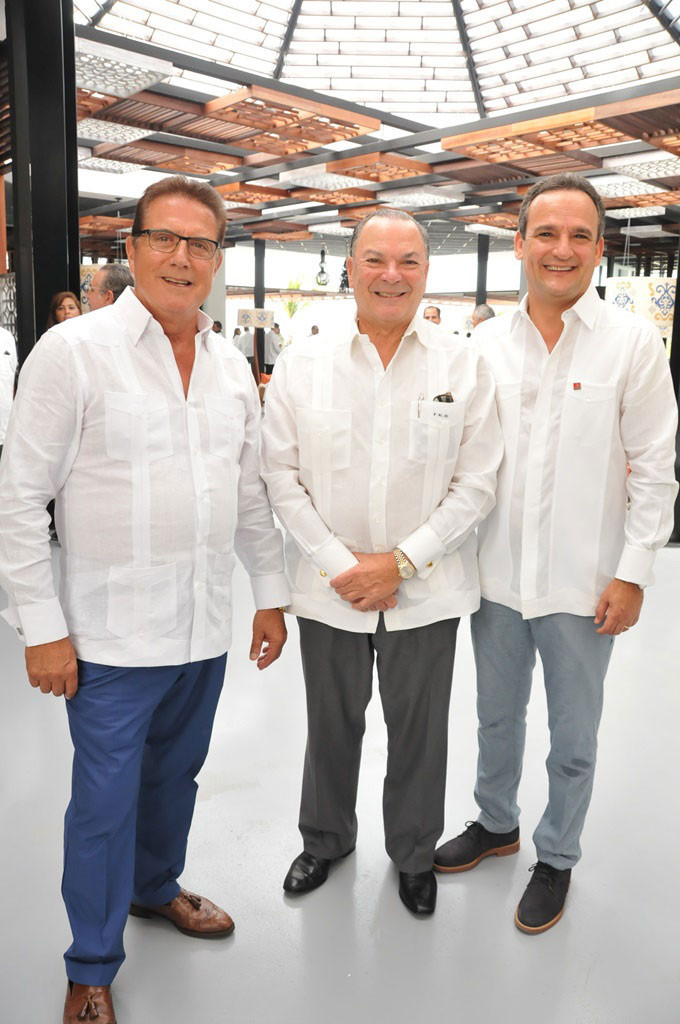 Francisco Martínez, Frank Rainieri y Alvaro Peña