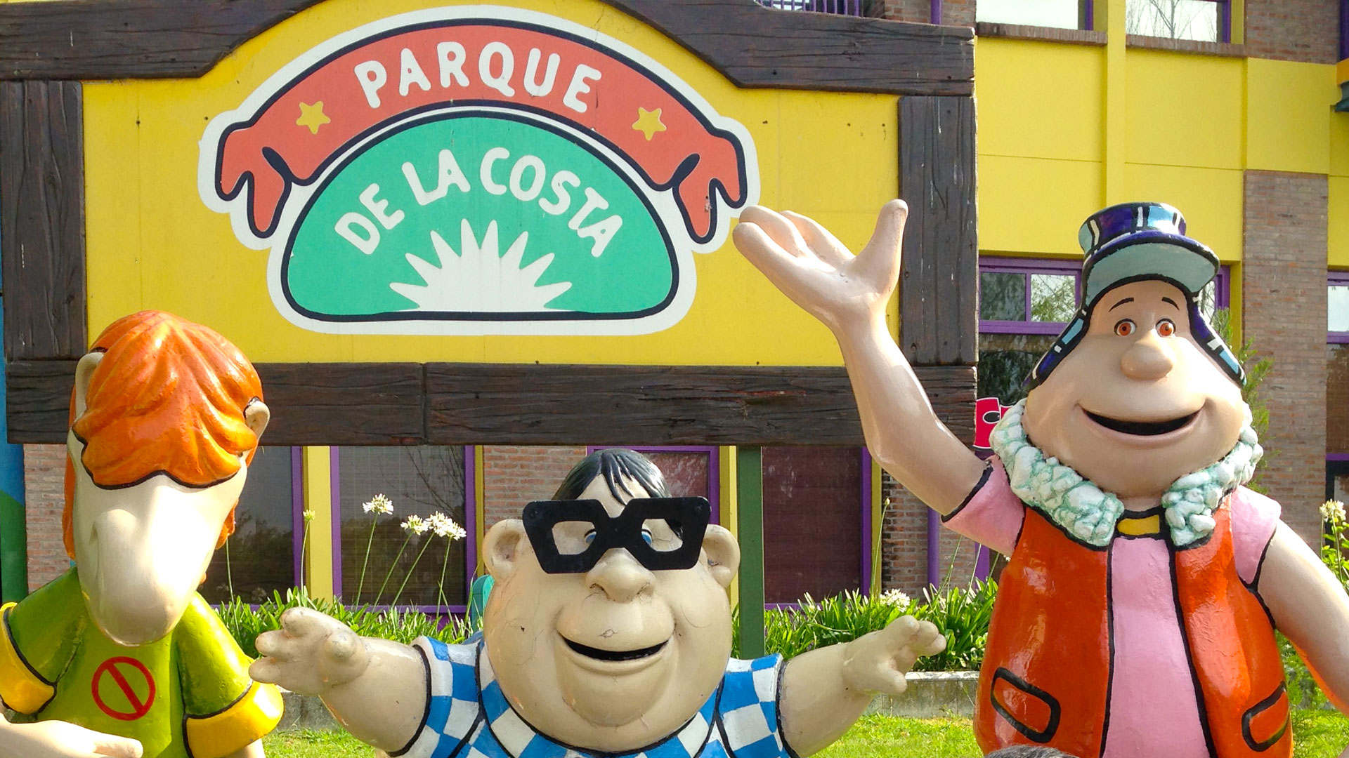 Los personajes originales del Parque de la Costa
