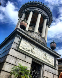 Mausoleo en el Cementerio de Recoleta en Buenos Aires, Argentina