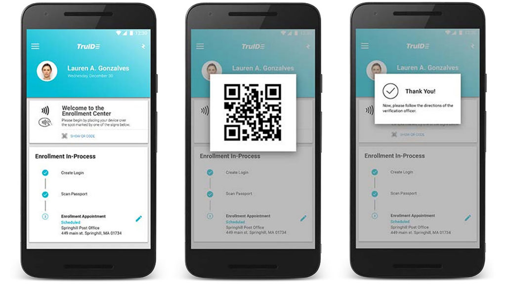 Prototipo canadiense del app de la Known Traveller Digital Identitity (Foto: Foro Económico Mundial)