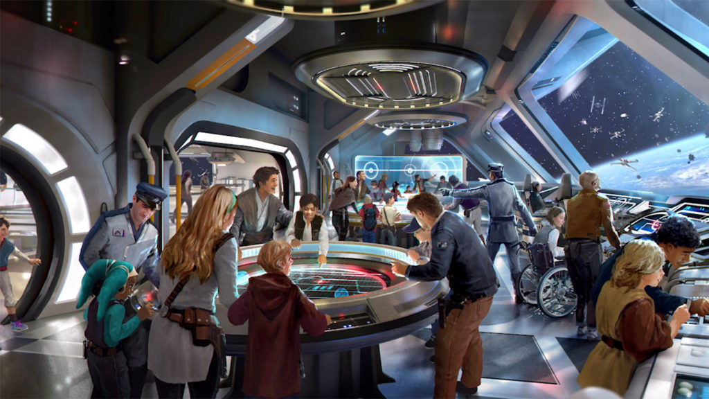 Arte conceptual del hotel Star Wars: Galactic Starcruiser (Foto: Disney/Lucasfilm)