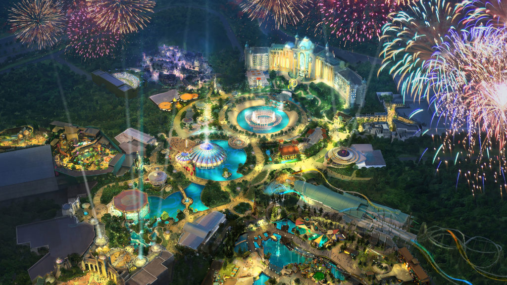 Concept image of Universal's Epic Universe theme park in Orlando (Source: Universal Studios)