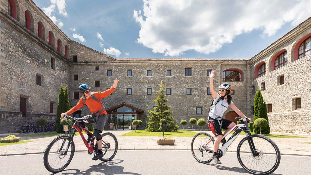 El hotel Barcelo Monasterio de Boltana dispone de bicicletas para sus huéspedes (Foto: Barceló Hotels & Resorts)