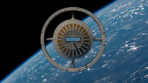 Imagen conceptual del Puerto Espacial Gateway (Foto: Fundación Gateway)