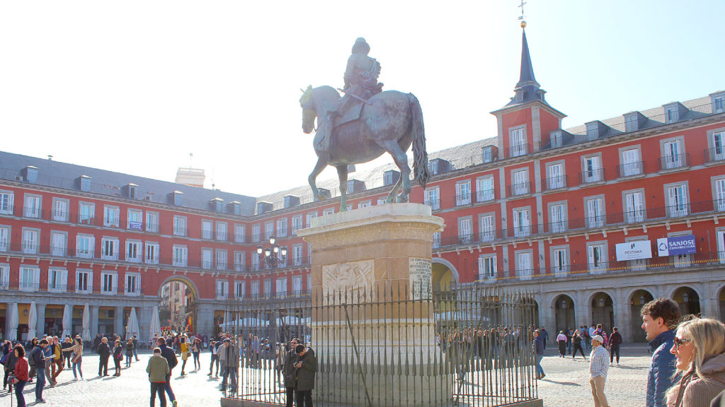 Plaza Mayor en Madrid, España, número 27 entre las ciudades más hermosas