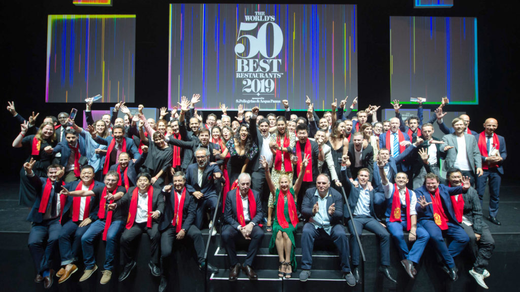 Representantes de los mejores restaurantes de Latinoamérica en la premiación Latin America's 50 Best Restaurants 2019