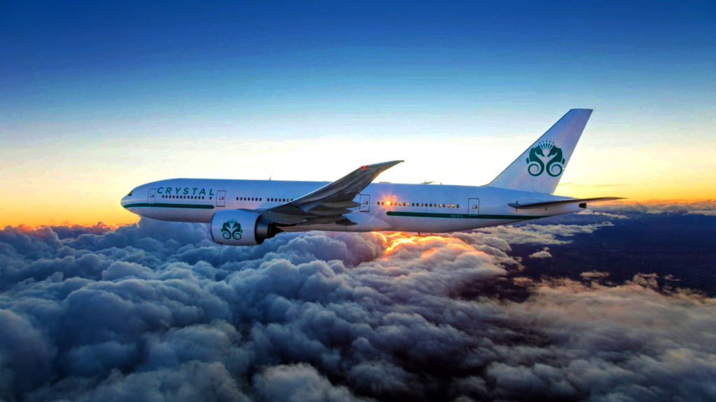 El crucero aéreo Boeing 777 de Crystal Skye te permite asistir a las celebraciones de Año Nuevo en dos grandes ciudades a la vez