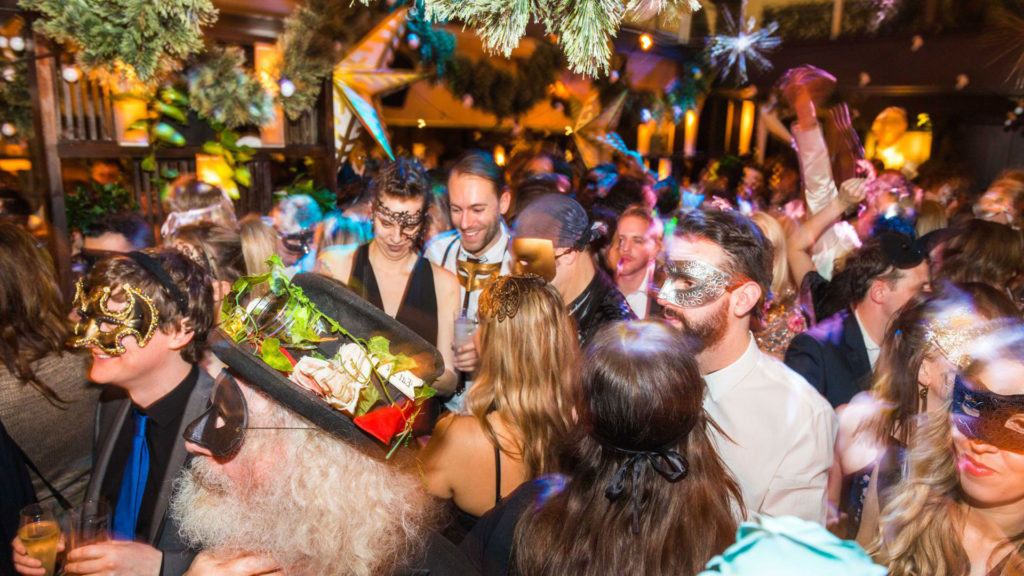 Many world capitals offer immersive New Year's Eve costume parties like A Curious Invitation's Masquerade Ball in London, England