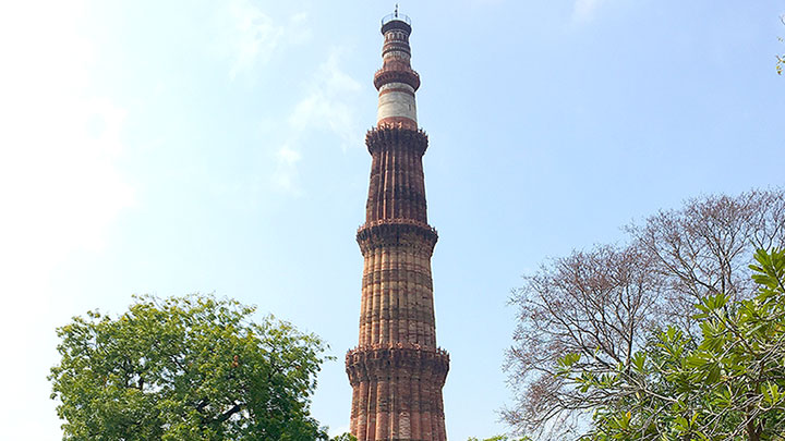 Minarete Qutub Minar, Delhi, India