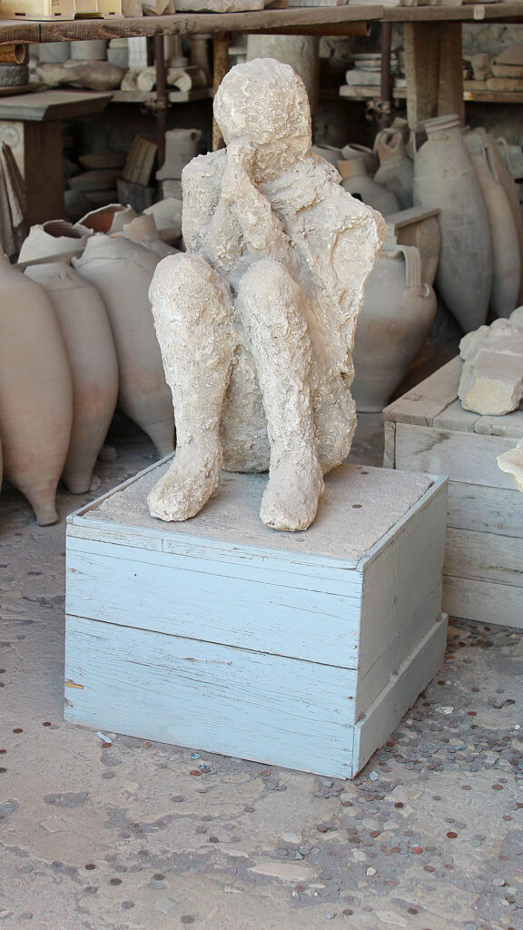 Cuerpo en yeso de Pompeya | Pompeii plaster body cast