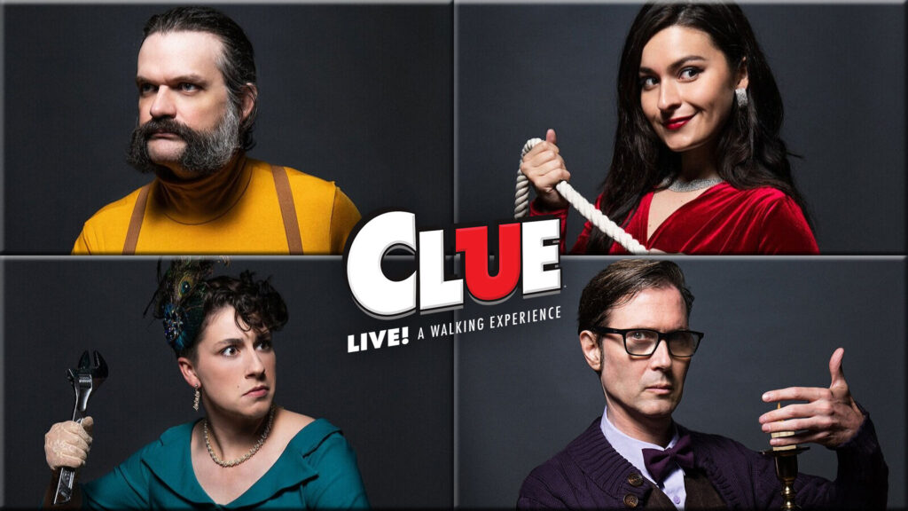 CLUE: A Walking Mystery | CLUEDO: Experiencia en Vivo (Right Angle Entertainment / Hasbro)