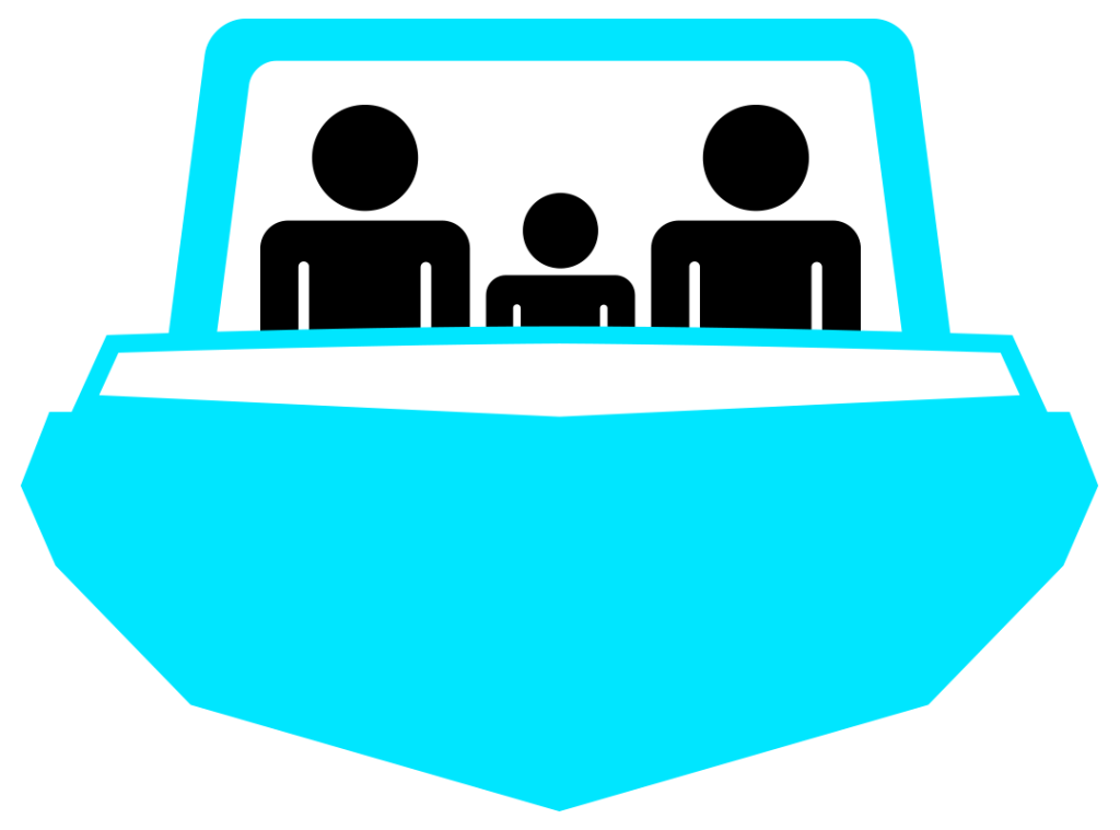 Lancha 2 adultos 1 menor | Speedboat 2 Adults 1 Child